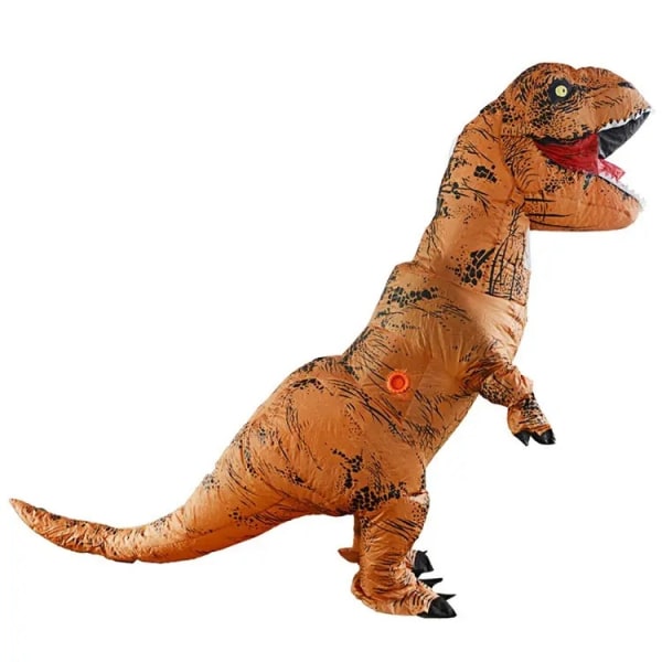 Unik blæser original farve til voksne 150 - 190 cm fancy kjole oppustelig dinosaur kostume Halloween alle lejligheder *Voksen og børn Si