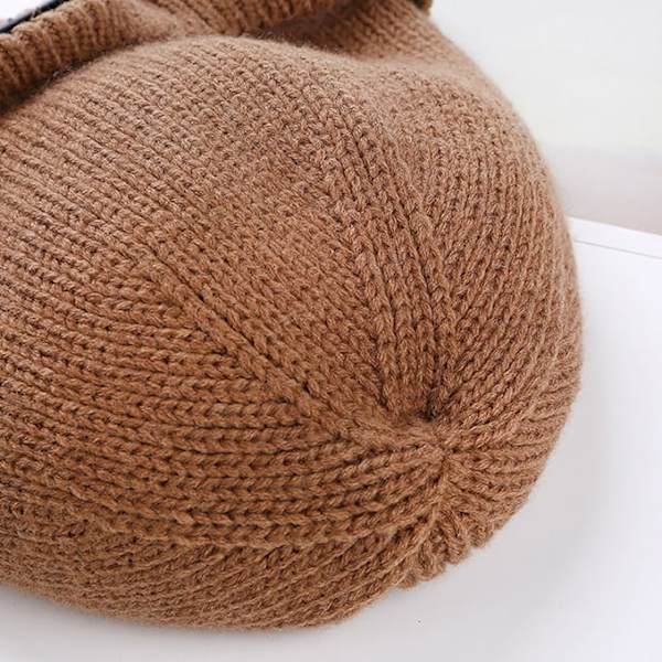 Beanie Men Knit Cuffed Watch Hat Plain Skull Cap Klassisk Varm Vinterhatt Unisex-Voksen