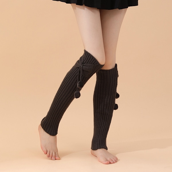 Dame Sokker Løse Strikkede Sokker Beinstøtter Boble Leggings Strømper Gaver til Jul Beinstøtter