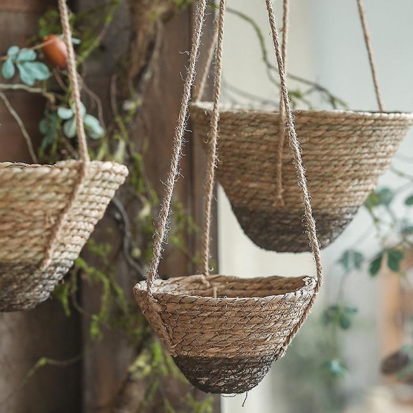 Rattanblomkruka Hängande Blomkruka Blomkorg, Liten