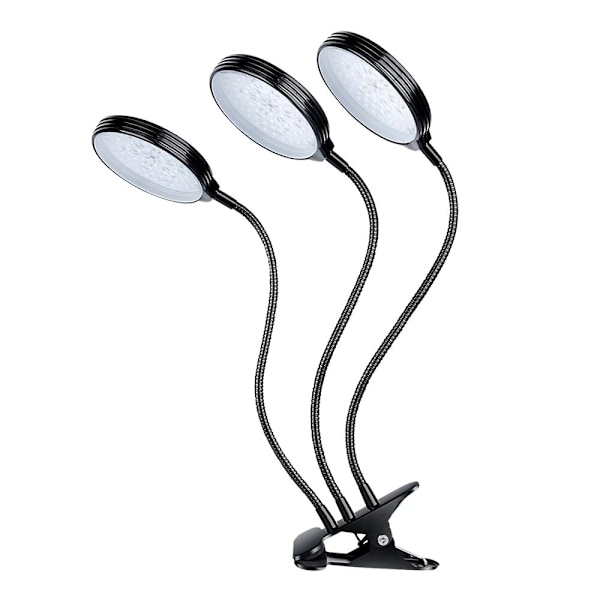 LED-kasvilamppu USB-liitäntälevyllä, 3 himmennysastetta, ajastin, vedenkestävä kasvilamppu