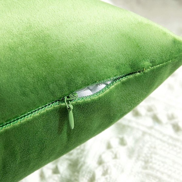 Sæt af 2 Dekorative Fløjls Pudebetræk Sofa Pudebetræk Super Glat Blød Behagelig Dekoration Hjem Stue Soveværelse Til Sofa 40x80cm Aubergi