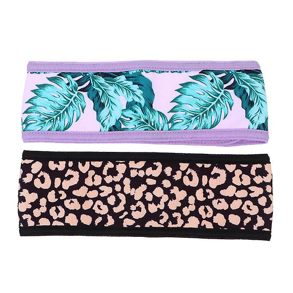 2 stk Kreative Badehodeband Unikt Hodebånd Motetilbehør Assortert Farge 40x8cm Assorted Color 40x8cm
