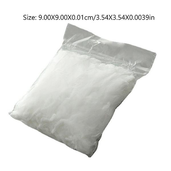 200 kpl Kulmasuppilo Suodatin Suppilosiivilä Pussi Suodatin Verkko Pussi Muovi Ruokakouru SuppiloValkoinen9X9X0. White 9X9X0.01cm