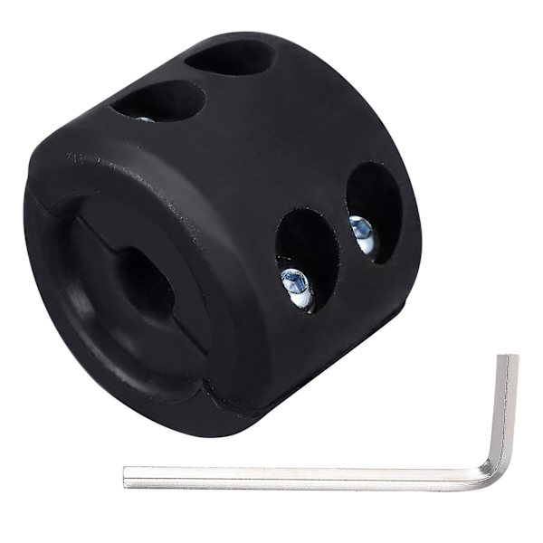 Bilkrok Gummistötdämpare för vinschkabel Vinschkrok Stötdämpare Vinschkabelstopp Vinschkabelhållare Vinschkabelstopp Vinschkåpa Black 6.3X6.3CM