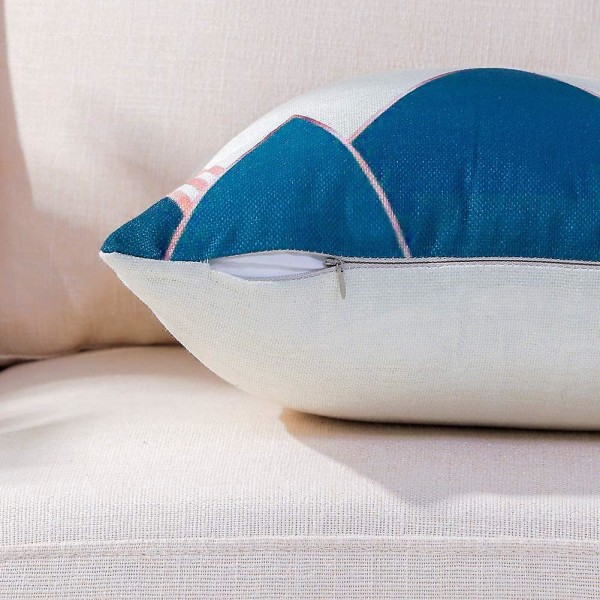 Sofa Pudebetræk 80x40 Pink I Blød Fløjl Til Stor Dekorativ Rektangulær Sofa Pude Med Bølget Præget Mønster, Sæt Af 2 Pudebetræk Til Hjemmet