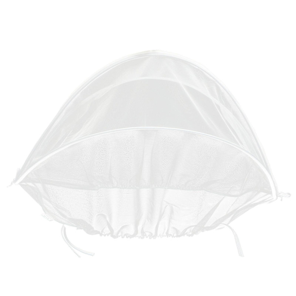 Babyvagn Myggnät Andningsbart Fullt Täckande Nät Med Dubbla Blixtlås Grå 100x43cm Grey 100x43cm