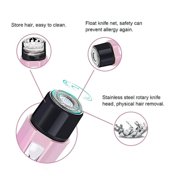 Smertefri Epilator til Kvinder, Elektrisk Skraber til Kvinder, Krops Skraber Perfekt til c Vhermosa 15*10*4.3cm