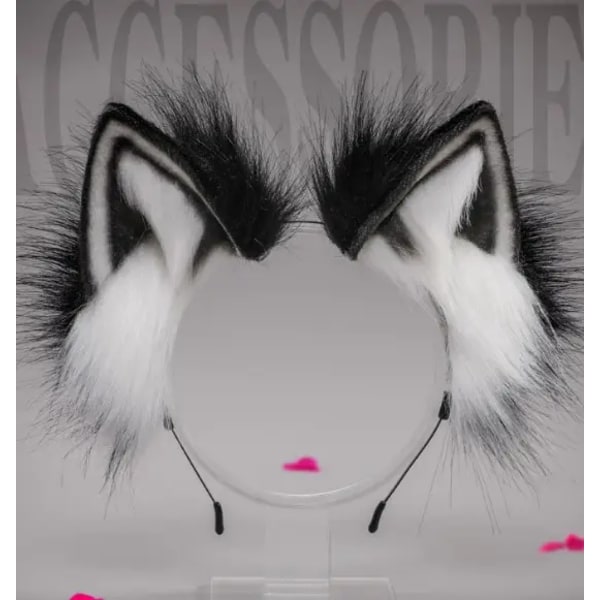 Katteører Wolf Ræveører Animal Cosplay Cute Head Accessories til Halloween