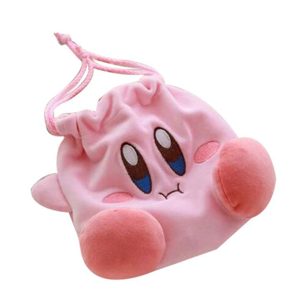 Dragkedja Väska Kirby Plysch Myntplånbok Resa Makeup Kosmetisk Förvaringspåsar Organizer