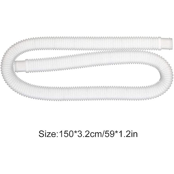Ersättningslang för pool, för ovanjordiska pooler, tillbehör, poolpump, enkel att installera, poolfilter, simning
