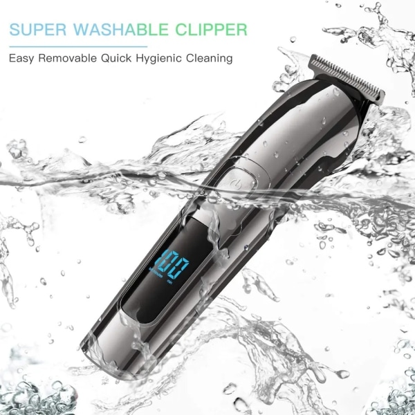 Multi groomer All-in-One Trimmer-serie, Herrepleiesett, for skjegg, ansikt, nese og øre hårklipper og hårklipper