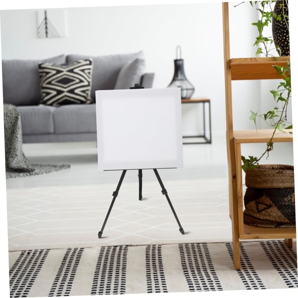 Foldbar Staffeli Bærbar Kunstner Tripod Sort Aluminium Display Lille Staffeli Billedstativ Tripod Maleri Hylde Mini Lille Display