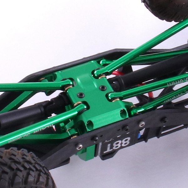 Yhteensopiva Axial Scx24 90081 1/24 Rc Crawler -auton kanssa, Metallivaihteiston kiinnityslevy, Vaihteiston pidike, Liukulauta U