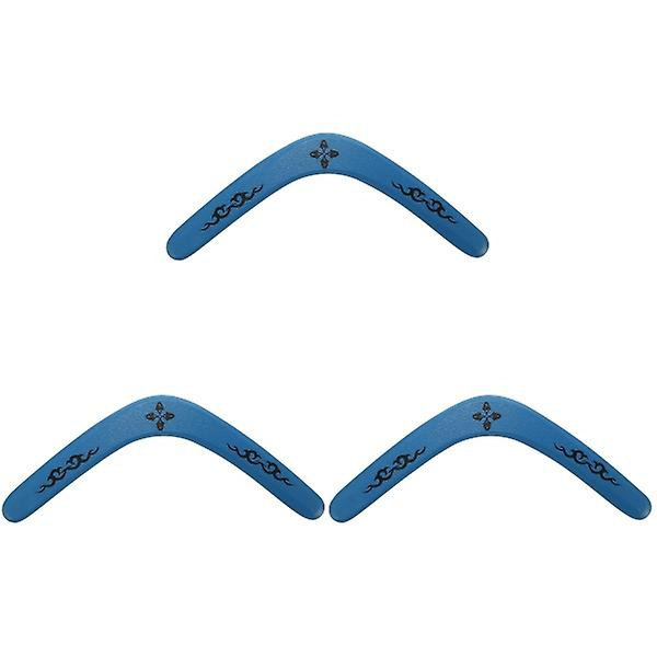 3 kpl Hauskaa Bumerangia Leikkikalut Lapsille Puinen Bumerangi Leikkikalut Ulkoiluun 3 kpl 36x14x0.3cm 3pcs 36x14x0.3cm