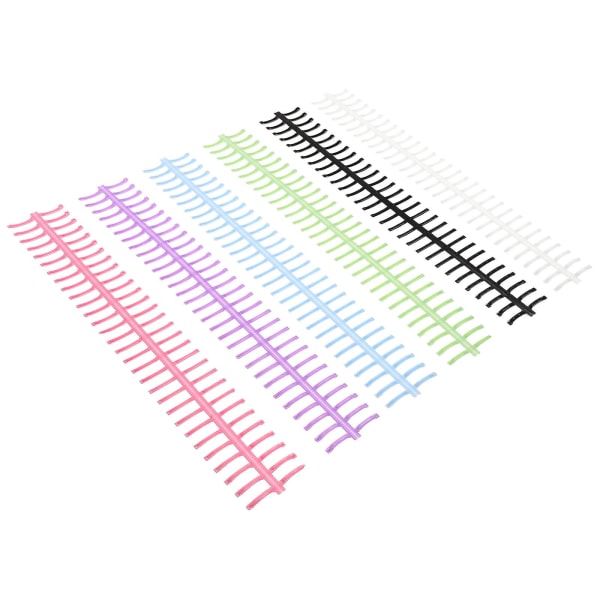 12 kpl Vihojen Sidontaselät Spiralisidonta Kierteet Kammasidännät Sekalaiset Värit 228X3.5X1CM Assorted Color 2 28X3.5X1CM