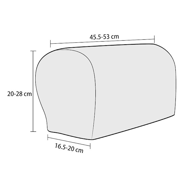 Stretch Soffa Armstödsskydd, Andningsbara Armstödsskydd för Soffor och Stolar, Håller Hemmet Rent