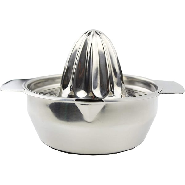 Stainless Steel Manual Juicer For Orange Lime With Strain Bowl