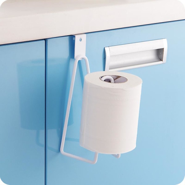 Toilet Office Accessories Kitchen Bathroom Iron Home Storage Roll Door Back Wall Mount Paper Holder