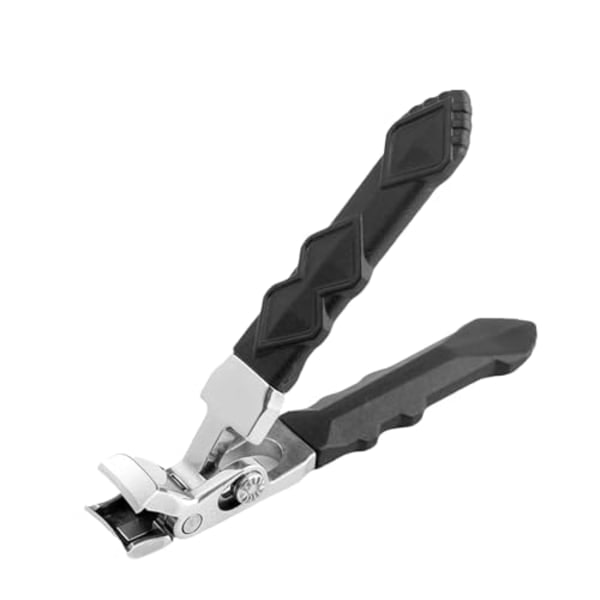 Negleklipper, Sorte Negleklippere, Hånd- og Fodneglesakse, Store Vinklede Negleklippere (Bred Åbning) (1 stk)