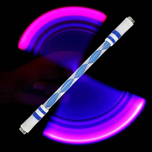 Rullende penn Lysende Spinnpenn Spesiell penn uten refill for barn 4 stk, flerfarget