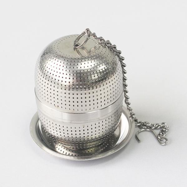 Tesil för Löst Te, Extra Fint Nät Teinfuser för Löst Te, 304 Rostfritt Stål & Uppdaterat Smalt Trådat Lock, Löst