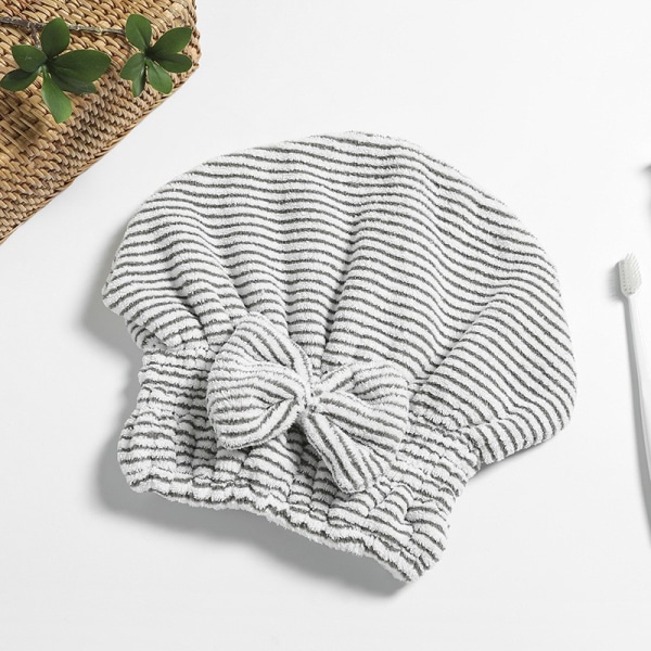 Absorberende Håndklæder til Hår Tørring Hurtig Tørring Hår Tørring Kasketter Elastisk Mikrofiber Badehåndklæder Tørre Hår Wraps Hat til