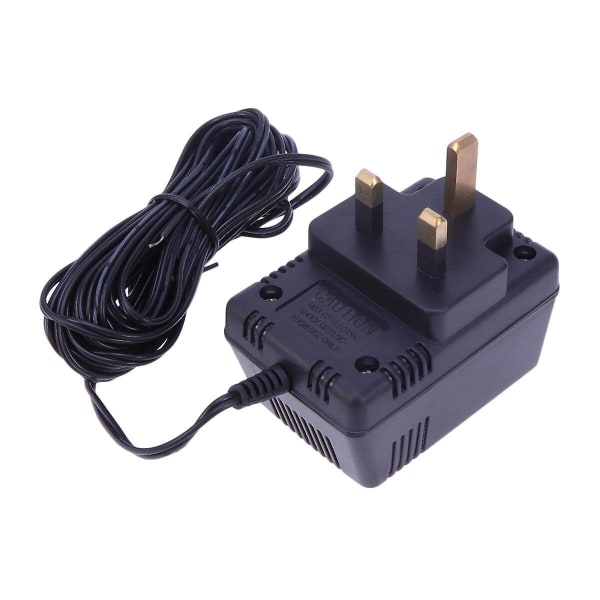 18 V Strømadapter Videodørklokke Strømadapter Videoovervågning Strømadapter Dørklokke Sort UK stik Black UK plug