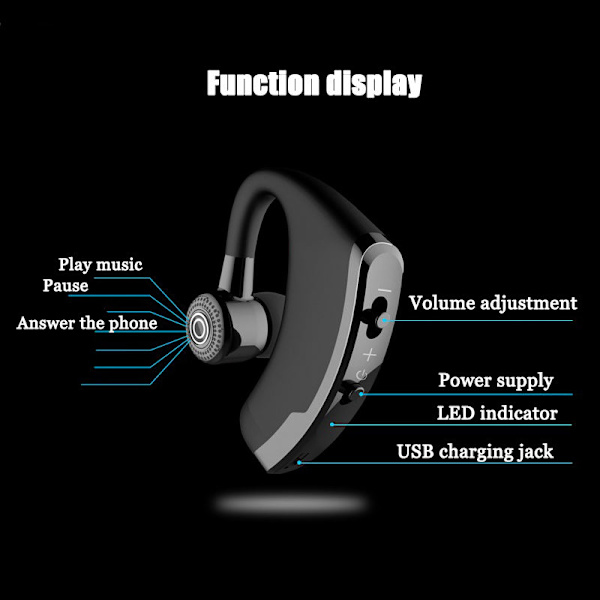 Trådløse Bluetooth-hovedtelefoner med stemmestyring og Bluetooth