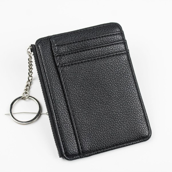 Case Smal frontplånbok för kvinnor Kreditkortshållare med nyckelring