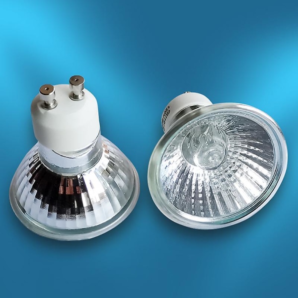 50w halogenlampor, halogenspotlight glödlampor Dimbar (2st, vit)