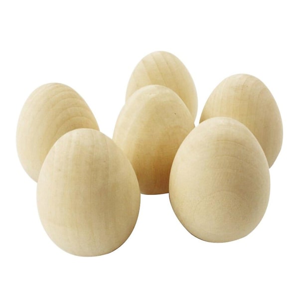 10 stk Treimitasjon Simulerings Egg Fargelegging Malte Påske Egg DIY Dekorasjoner Gaver Leke For Jul Påske Hjem Fest Favør (en Ende Stor
