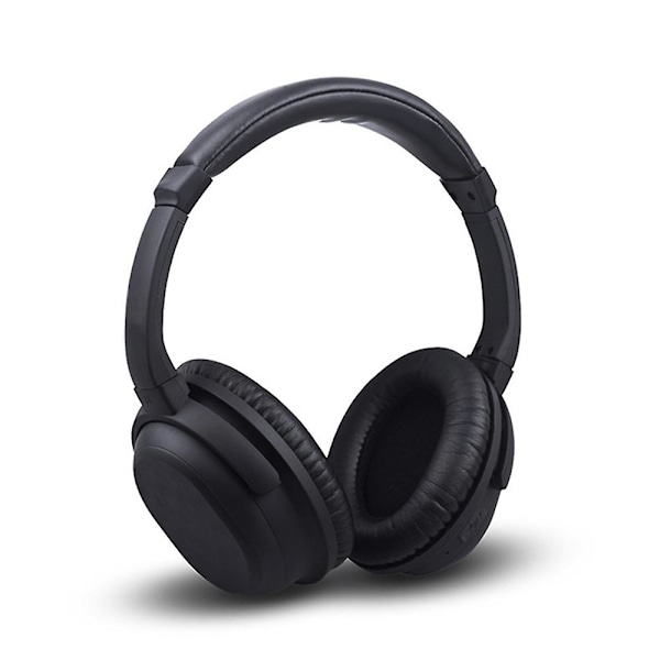 Aktiv støydempende hodetelefoner, Over-ear Bluetooth-hodetelefoner med Hi-fi-lyd, dyp bass, stabil tilkobling, trådløse hodetelefoner for reise, arbeid