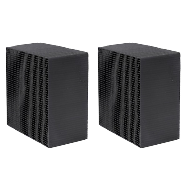 2 st Fisktanksfilterrengöringskuber Effektiva Fisktanksfilterrengörare Svart 10x10cm Black 10x10cm