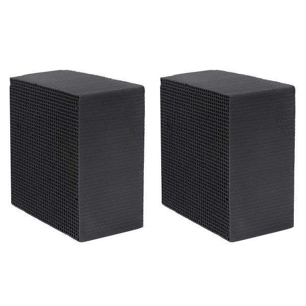 2 stk Akvarium Filterrensing Kuber Effektive Akvarium Filterrensere Svart 10x10cm Black 10x10cm