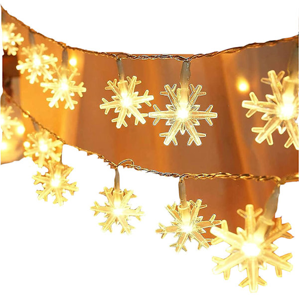 Snöflinga Båge Och By Scen Bord Juldekoration, Trä, Vit