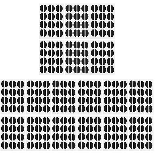 72 Paria Silikonisia Nenätyynyjä, Korotuskumit, Liimautuvat Tyynysarjat, Lasit, Aurinkolasit, Silmälasit 72 pairs 1.9X0.8cm