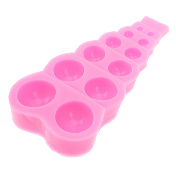 Pyöreät Silikonimuotti Silikonisokerin Muotit Silikonikupikakkuvuoka Silikonigelatiinimuotit SilikonimuffinimuottiRosy14x7cm Rosy 14x7cm