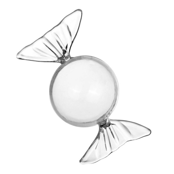 24 stk/2 Pakker Kreative Plastik Slikbeholdere Slikformet Opbevaringsboks Holder Festtilbehør Til Babyshower Fødselsdag Bryllup (gennemsigtig)