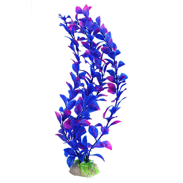 Høj kvalitet akvarielandskabelig simulering af vandplanter 25cm plastik lilla græs akvarium ornamenter akvarium dekoration falske vandplanter