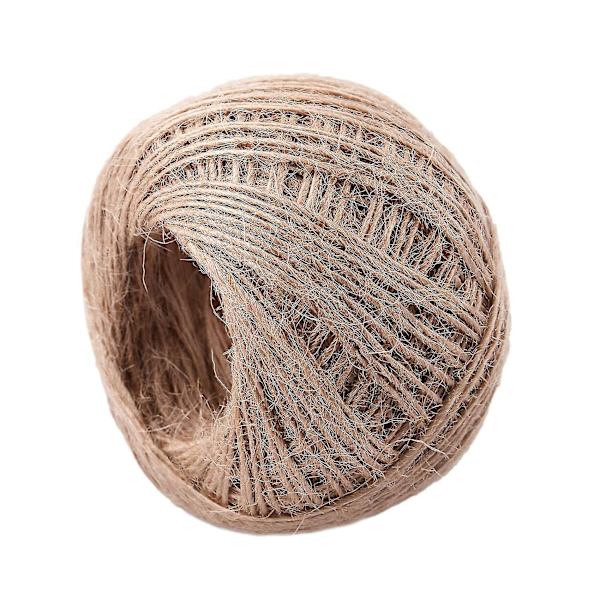 3x 100 Meter - Naturligt Texturerad Jutegarn 1mm