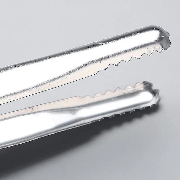 Klämma för kök och grill i rostfritt stål, hållbar och praktisk, smart låsklämma - värmebeständig, med ergonomiskt grepp (2 st)