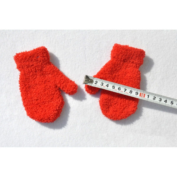 Varme Plysj Tykke Varme Babyhansker Vinter Plus Fløyelvotter Barn Barn Korallfleece Fullfingerhansker For Barn Hansker