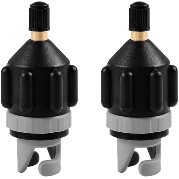 2 st. Uppblåsbar Båt SUP Pump Adapter Standard Konventionell Luftpump Luftventil Adapter Ekrad Platta Fäste
