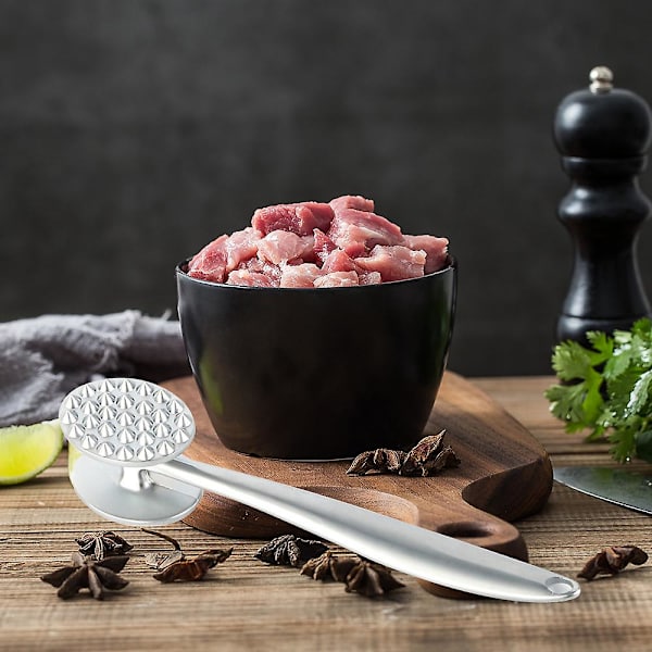 Köttklubba - Robust köttmörningsverktyg, Dubbelsidig köttklubba slagverktyg 1 st