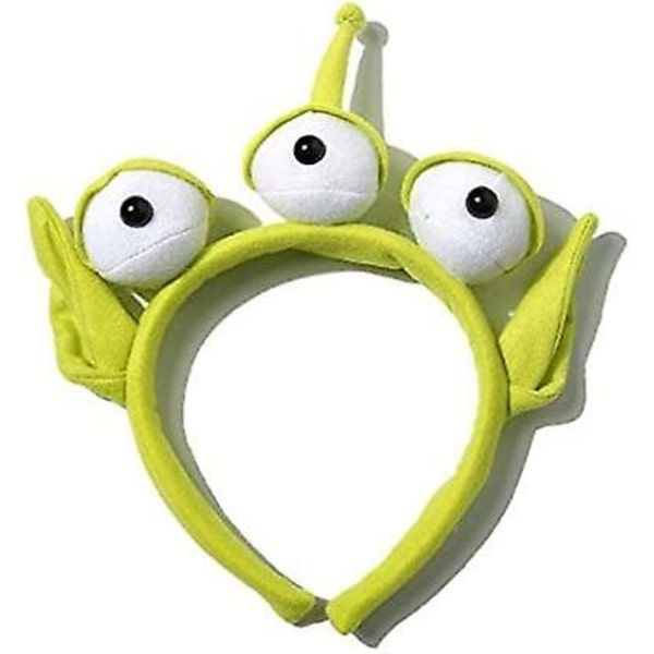 Alien Huvudband för Toy Story Elastiskt Plysch Hårtillbehör för Ansiktsrengöring Duscha