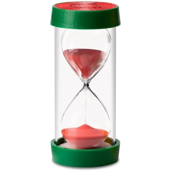 Timglas/Sand Timer Frukt Timglas Transparent Glas 15 Minuter Timer Timglas Ornament Heminredning Vardagsrum Timglas Timer