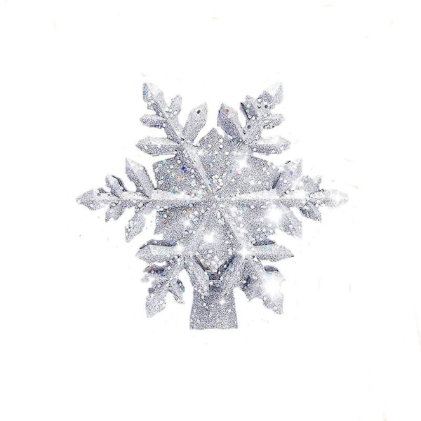 Stjerne-juletræ, 3d Snowflake Led-projektorlampe, Juletræ Topper, Indendørs udendørs juletræsdekoration