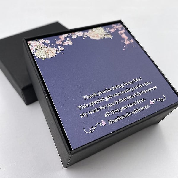 Mors Dag Presenter Till Mamma, Halsband Från Dotter & Son, Smyckespresenter Med Presentask Vit White