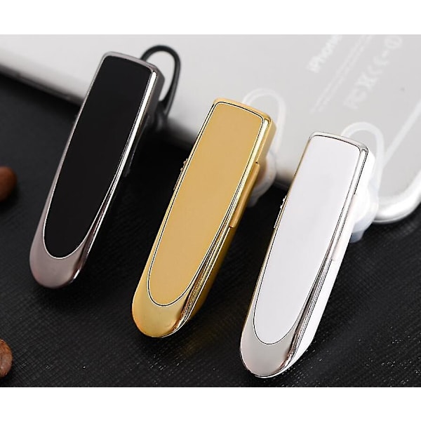 Bluetooth-headset V5.0 Handsfree Bluetooth-öronpropp med 24h samtalstid Vit White